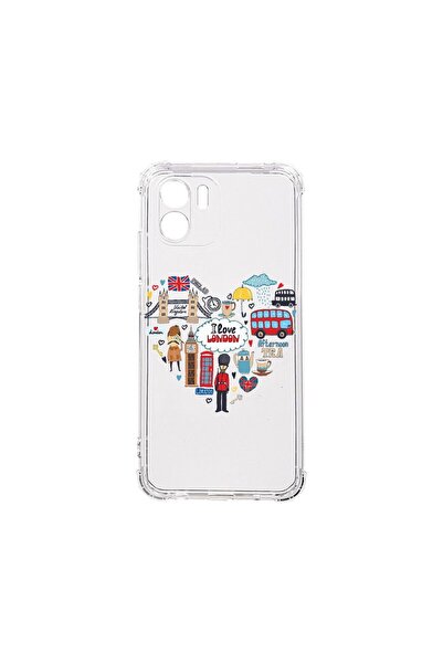 bestcase Αντικραδασμική Θήκη 1.5MM, Συμβατή με Xiaomi Redmi A2, Αγαπώ το Λονδ...