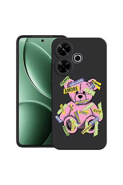 bestcase Θήκη για Xiaomi Redmi 13x με Σχέδιο Teddy Bear Amour, TPU Ματ Εξαιρε...
