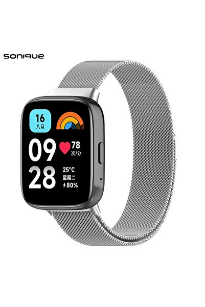 Sonique Λουράκι Stainless Steel Milanese Classic για Xiaomi Redmi Watch 3 Act...