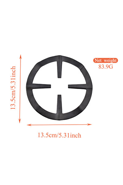 Choice black 1PC Pot Holder Pot Stove Stand Heat Resistant Gas Range Burner G...