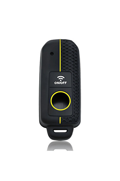 Choice Yellow Line Silicone Motorcycle Remote Smart Key Case cover Fob For Ya...