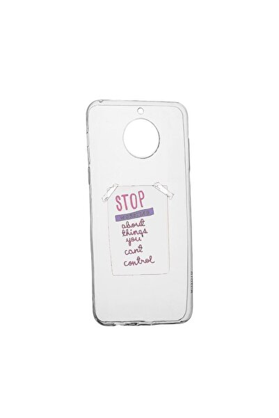 bestcase Husa Silicon cu mesaj Stop Worrying, Compatibila cu Xiaomi Redmi Not...