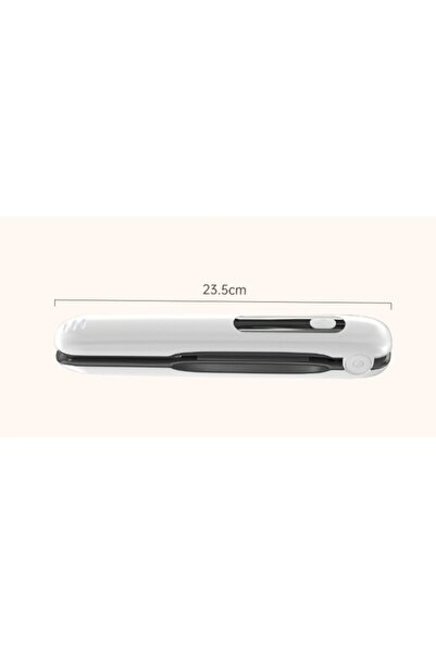 OEM Placă de îndreptat părul profesională, fără fir, pentru îndreptare și ondulare, USB Type-C, 4 setări de temperatură, baterie de 5000 mAh, portabilă, albă