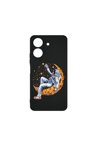 bestcase Slim SIlicon 0.8MM Case, Compatible with Xiaomi Redmi 13C, Astronaut...