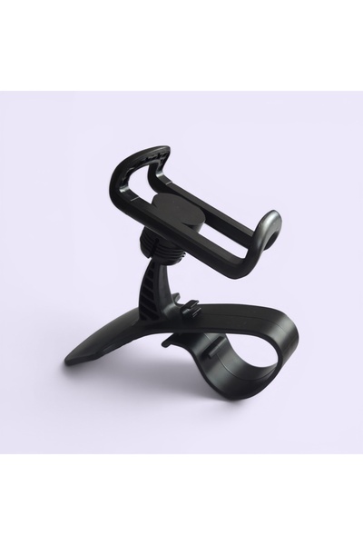 Araç Telefon Tutucu Universal Araç İçi Telefon Standı 360° Döner Güçlü Kıskaçlı Telefon Tutacağı