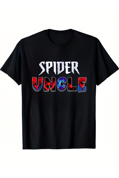 yiou trendy clothing تي شيرت رجالي بنمط سبايدر أنكل