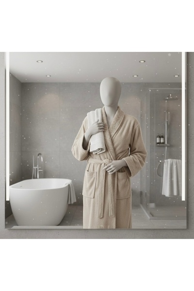 Fiesta Tekstil Elite Jacquard King Size Single Bathrobe
