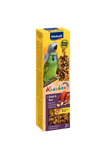 Vitakraft Baton pentru papagal Kracker Curmale & Arahide 180 g