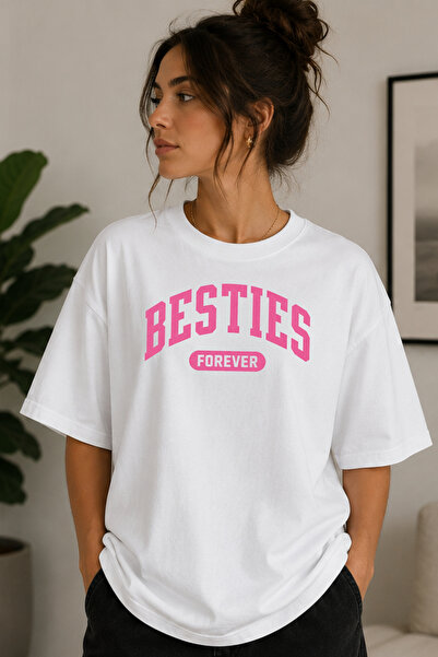 Büşra Çetin Best Friends Forever T-Shirt, Cute Best Friend Matching Tee, Unis...