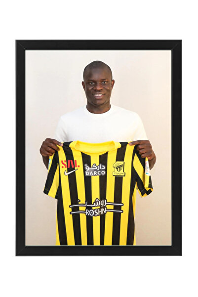 Boomah Accessories NGolo Kante Al Ittihad Poster with Frame 30x40cm