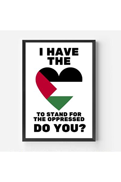 Boomah Accessories Palestine Poster with Frame 30x40cm
