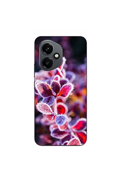 OEM Husa compatibila cu Honor 400 Silicon Gel Tpu Model Flori Inghetate