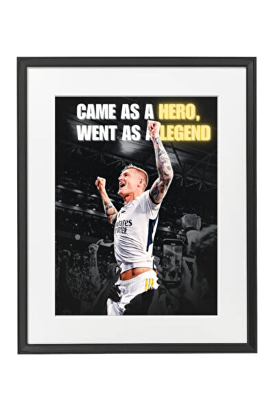 Boomah Accessories Toni Kroos Real Madrid, Soccer Gift , Poster with Frame 50...