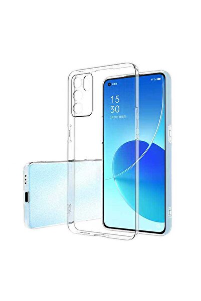 Pilanix OPPO Reno 6 4G Kılıf Kamera Korumalı İnce Şeffaf Süper Silikon