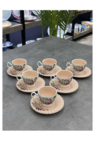 Doğudeko Larisa 6-Piece Porcelain Cup Set