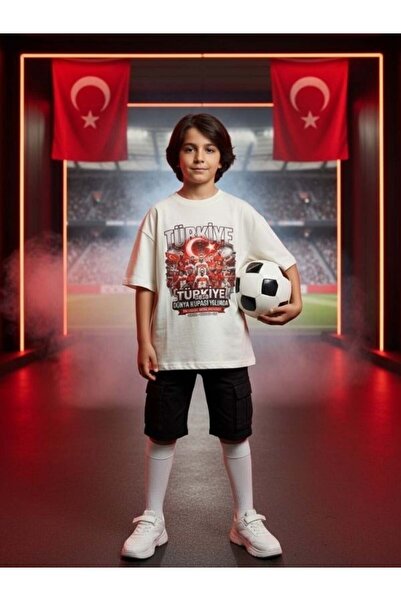 Zekids Tricou imprimat pentru băieți Türkiye 10