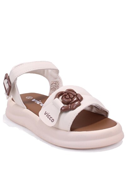 Vicco Sara 321P26Y183 Beige Orthopedic Daily Girls' Sports Sandals