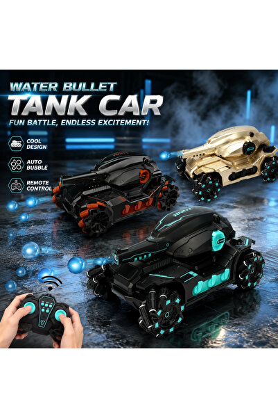 Bebelul Tanc RC Tank Fight Copii, Control Gesturi si Telecomanda, Negru Cupru...