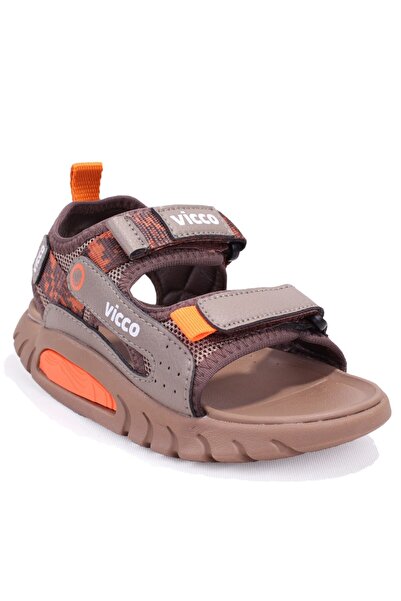 Vicco Konan 332F26Y179 Brown Orthopedic Daily Boys' Sports Sandals