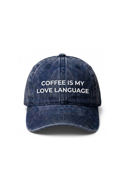 Tresore ''Coffee Is My Love Language'' Embroidered Washable Hat /''Coffee Is ...
