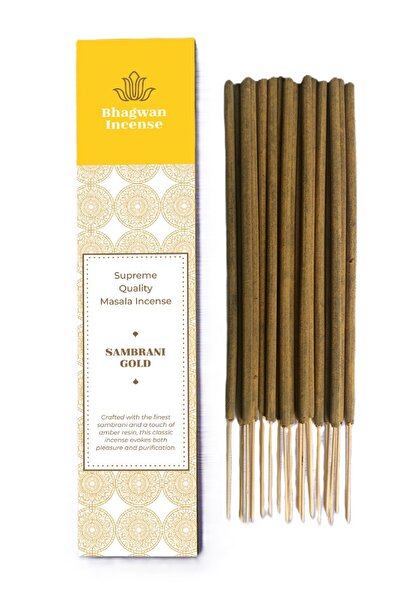 Bhagwan Incense Sambrani de Aur - bețișoare parfumate masala naturale premium...