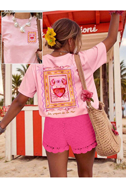 OVER HEAD Women's Les Vogues Printed Oversized T-Shirt