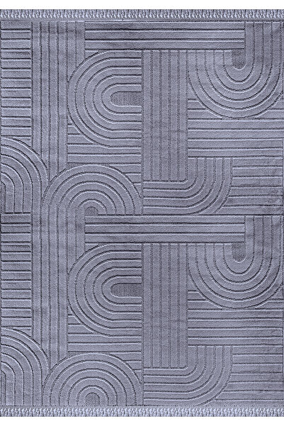 Generic Brand Gray Hav Dust-Free Pinterest Patterned Modern Woven Living Room...