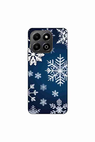OEM Husa compatibila cu Honor X6b Silicon Gel Tpu Model Fulgi de Nea
