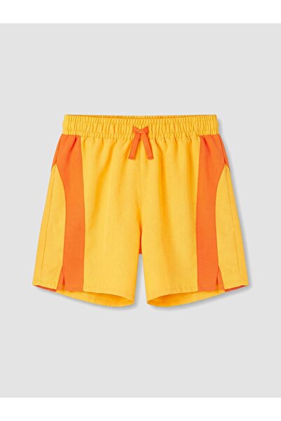 LC Waikiki Pantaloni scurți de înot pentru fete LCW Kids, cu șireturi și bloc...