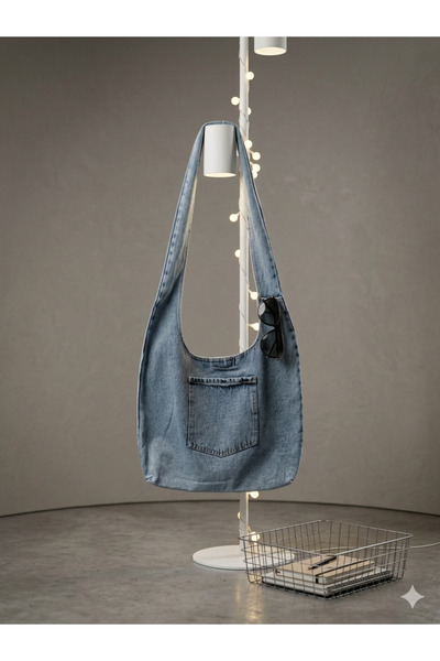 PASSTELL Ženska trendi model torba za sedlo, naramenica, jeans torba 42*33