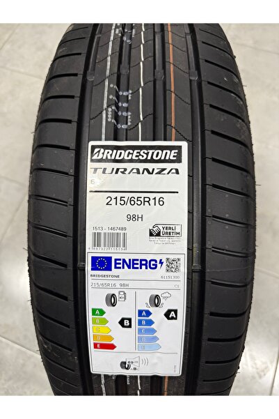 Bridgestone / 215/65R16 (TURANZA 6) 2026 YAZ LASTİĞİ (1 ADET FİYATIDIR. EN AZ...