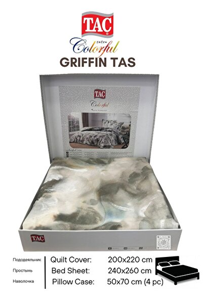 Taç GRIFFIN TAS DIJITAL SATEN CIFT KISILIK NEVRESIM TAKIMI