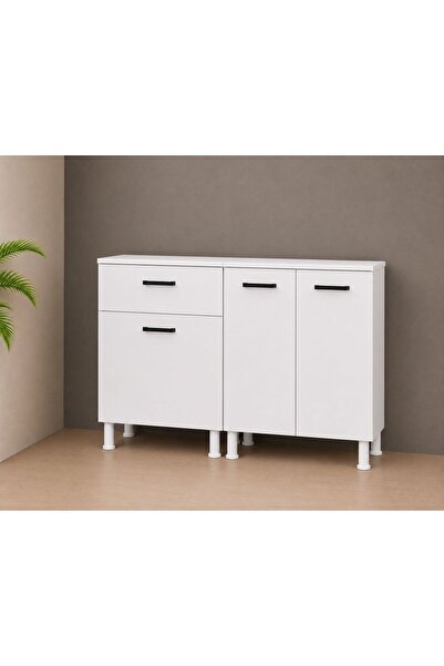 visasconcept TEK ÇEKMECELİ 140 CM ÇOK AMAÇLI DOLAP