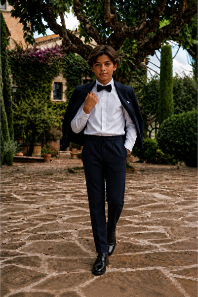 Momivi Kids Jachetă blazer pentru băieți, costum elegant pentru ocazii specia...