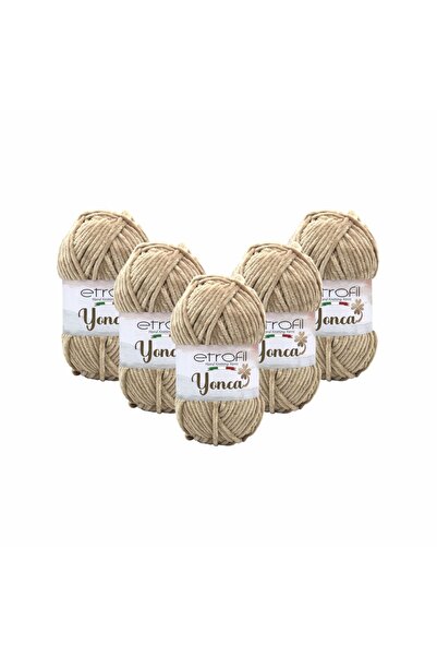 Etrofil Yonca Baby Kadife El Örgü İpi 5'li Set