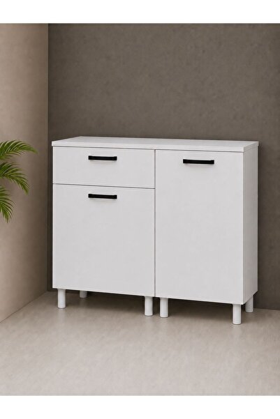 visasconcept TEK ÇEKMECELİ 100 CM ÇOK AMAÇLI DOLAP