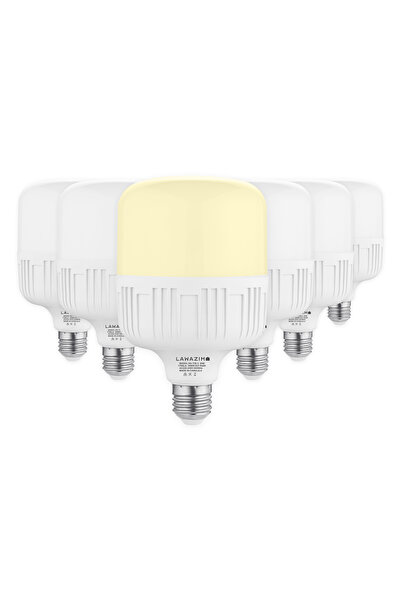 Lawazim 20W Jumbo LED Bulb T100 E27 6 Pack 3000K Warm White 20,000 Hours 1700LM