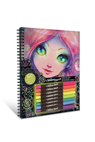 Nebulous STARS SİYAH SAYFALI BOYAMA KİTABI
