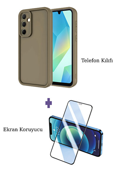 Fuchsia Samsung Galaxy A17 5G ile Uyumlu Viera Darbe Emici Silikon Kılıf + Se...
