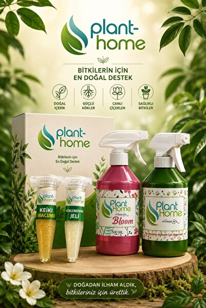 Plant Home Power Mix Köklendirme Jeli / Keiki Macunu / Bloom Çiçeklenme Deste...
