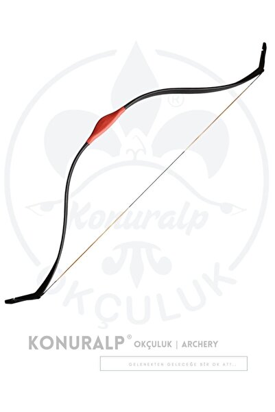 KONURALP OKÇULUK Han / Tuğhan Yay - Geleneksel Okçuluk Başlangıç Yayı – Siyah