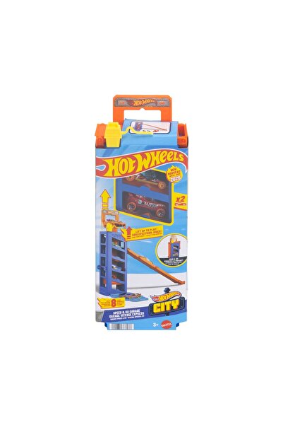 mattel Hotwheels City Mini Garage Piste Speed & Go Garage (JMJ53)