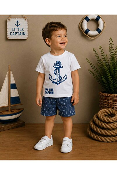 krm kerem bebe Set de vară pentru băieți, din două piese: tricou și pantaloni...