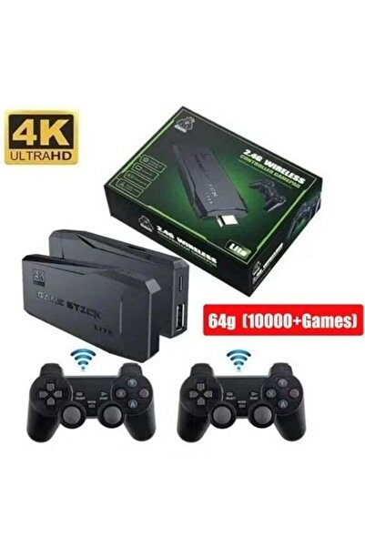 Saving ecom Seving Ecom 4K HD Game Console 2.4G Wireless Dual Controller, Cla...