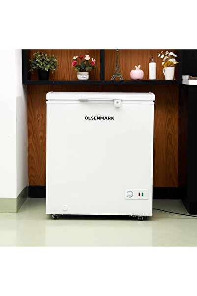 Olsenmark Chest Freezer, 170 Litre Capacity