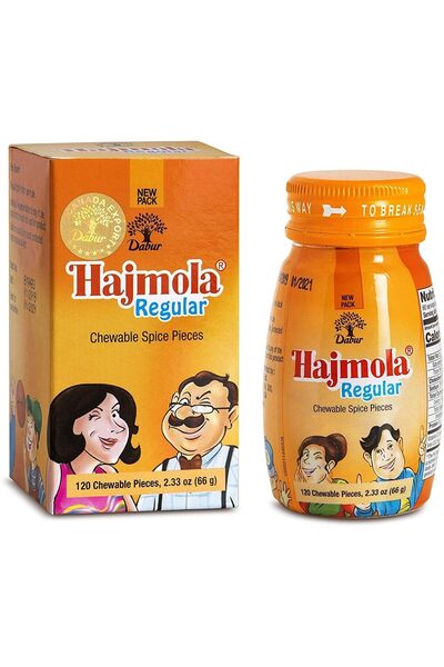 Dabur Hajmola Regular (120-Count Tablets)