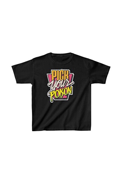 Mariposa Secret Unisex Kids Printed T-Shirt - Black