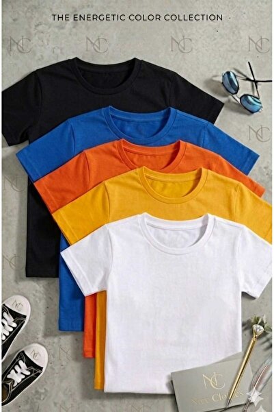 NC Nicee Clothes Tricou și pantaloni scurți de vară pentru copii, unisex (Pac...