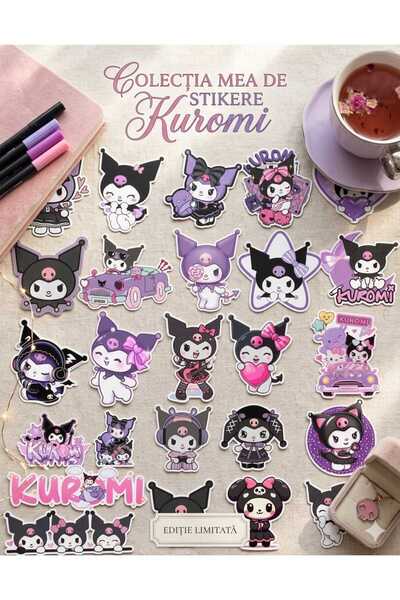 Handmade SET 50 Stickere Kuromi