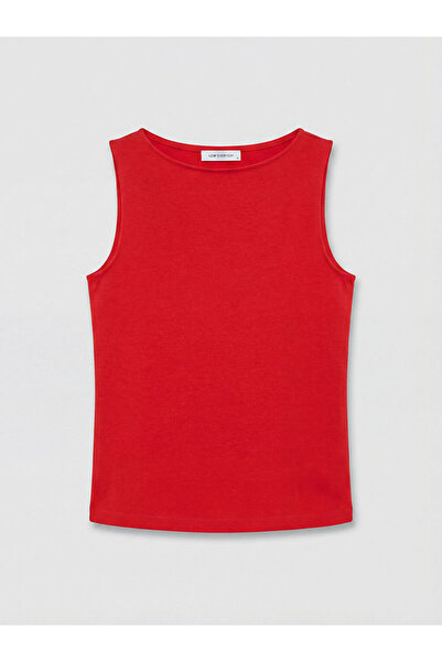 LC Waikiki New season red crew neck women's tank top from gulis clothing